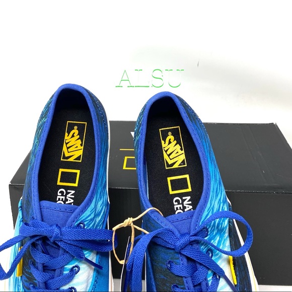 💖MEGA SALE💖VANS National Geographic Shoes Era Blue Women's 5.5 | 6 VN0A2Z5I002 - Picture 5 of 12